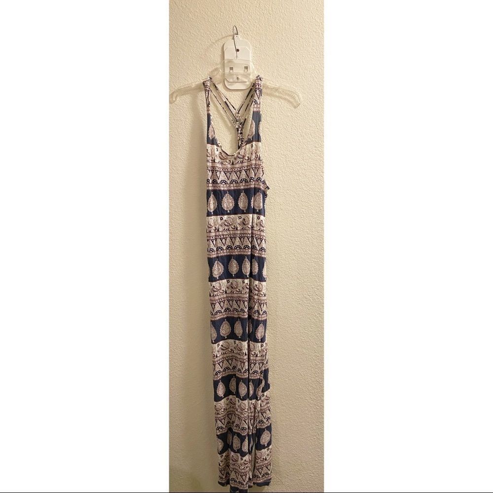 ✨F21 Mixed Pattern Maxi Strap Dress✨ - Picture 2 of 6